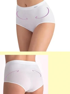 Liabel Culotte contenitiva da donna in microfibra - bianco