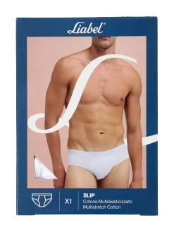 Liabel Slip uomo in cotone elasticizzato - nero