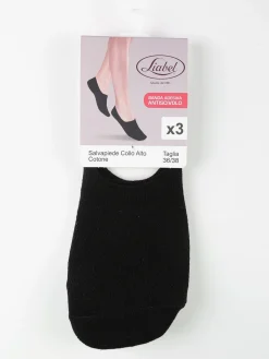 Liabel Sottopiede in cotone donna Confezione da 3 paia