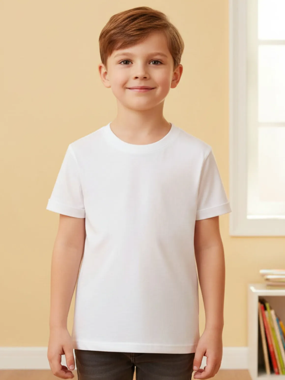 Liabel T-shirt intima da bambini in cotone - bianco
