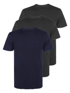 Liabel T-shirt intima da uomo manica corta. Confezione da 3 pezzi