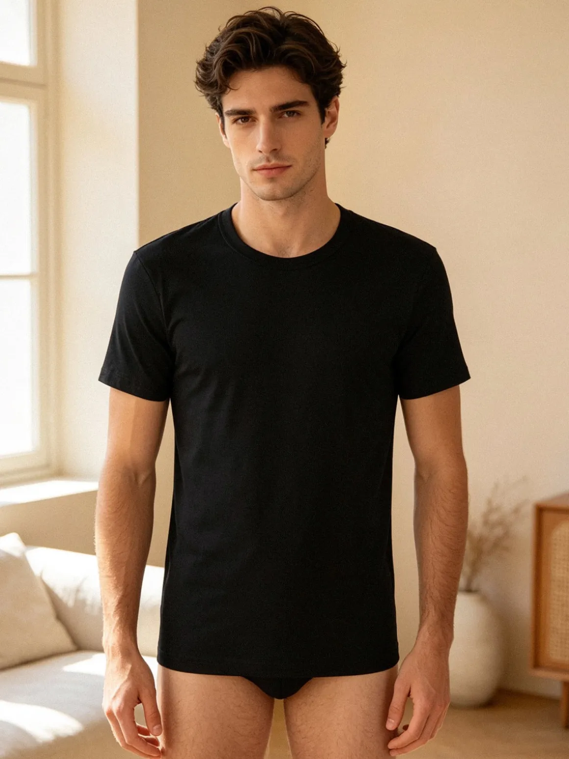 Liabel T-shirt intima uomo in caldo cotone