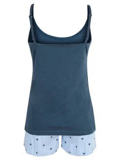 Linea Ambro Pigiama corto da donna con spalline sottili