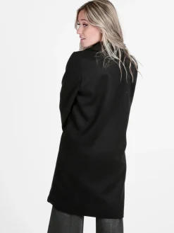Lisa Style Cappotto donna oversize monobottone