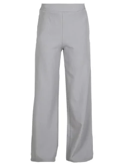 Lisa Style Pantaloni donna a gamba larga con strass