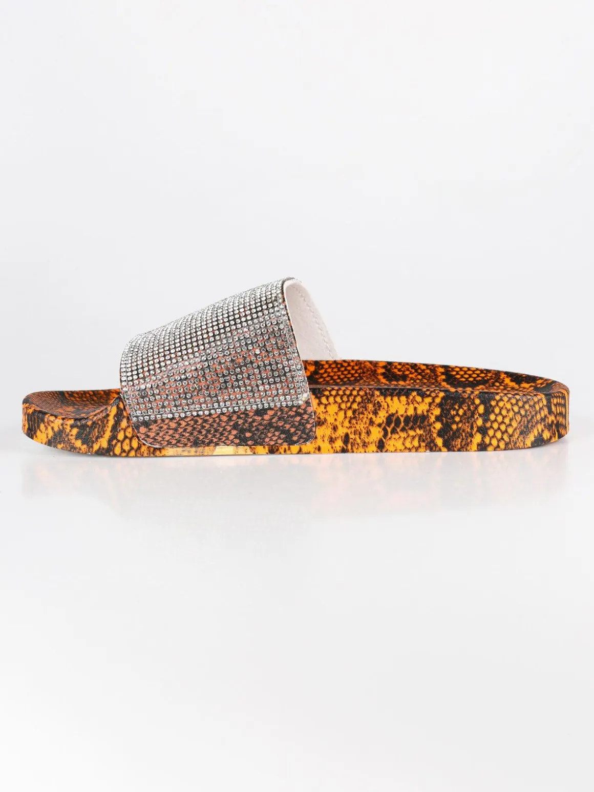 Lisa-W Ciabatte animalier con strass