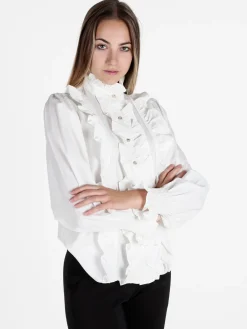 Lissimo Camicia donna elegante con bottoni gioiello