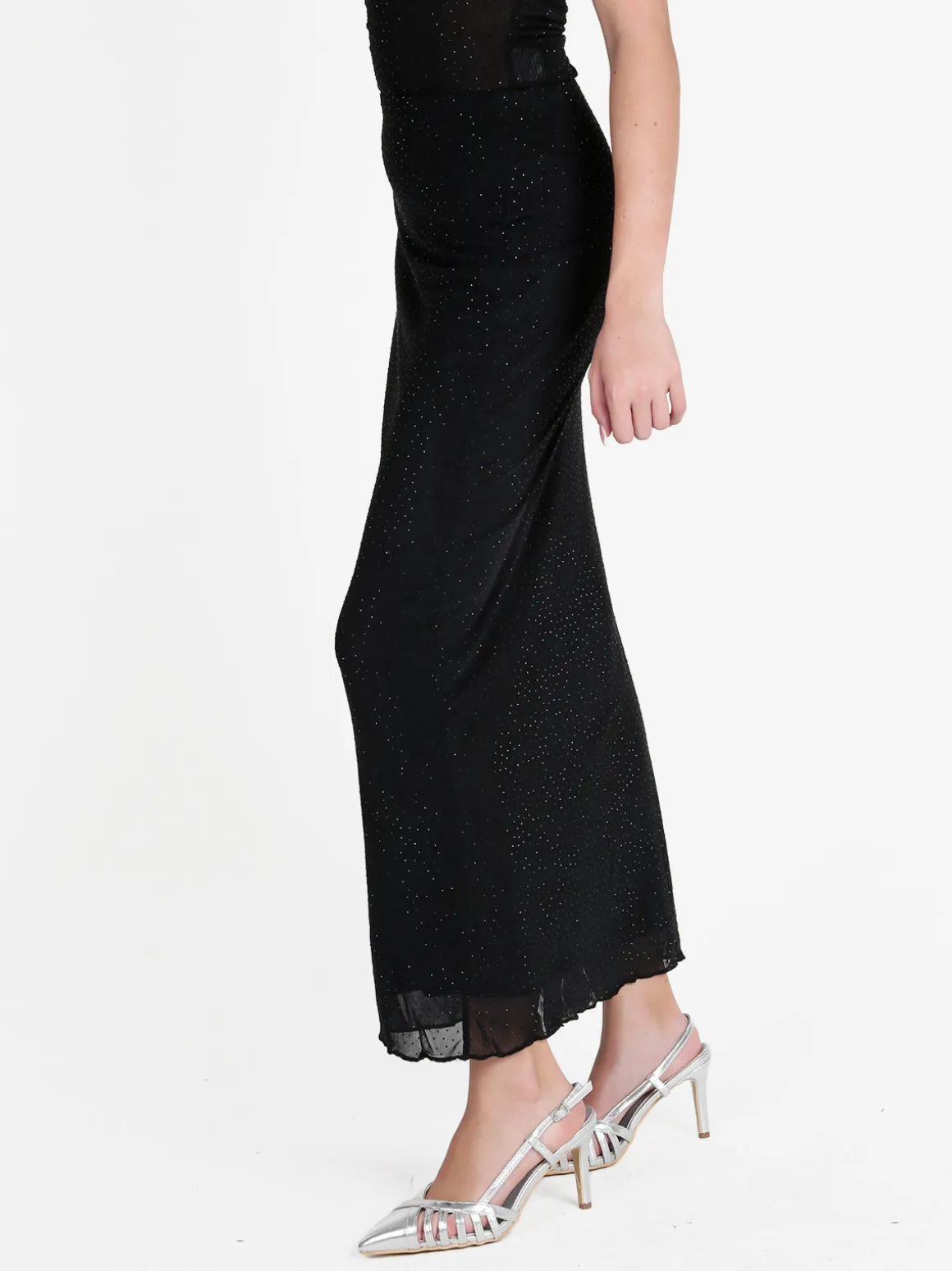 Lissimo Gonna lunga in tulle con strass