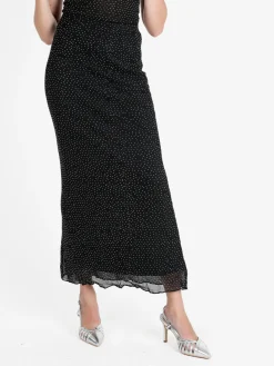 Lissimo Gonna lunga in tulle con strass