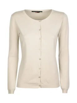 Lois & Pepe Cardigan girocollo da donna con bottoni
