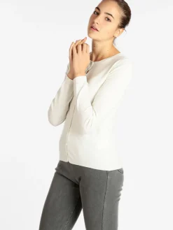 Lois & Pepe Cardigan girocollo da donna con bottoni