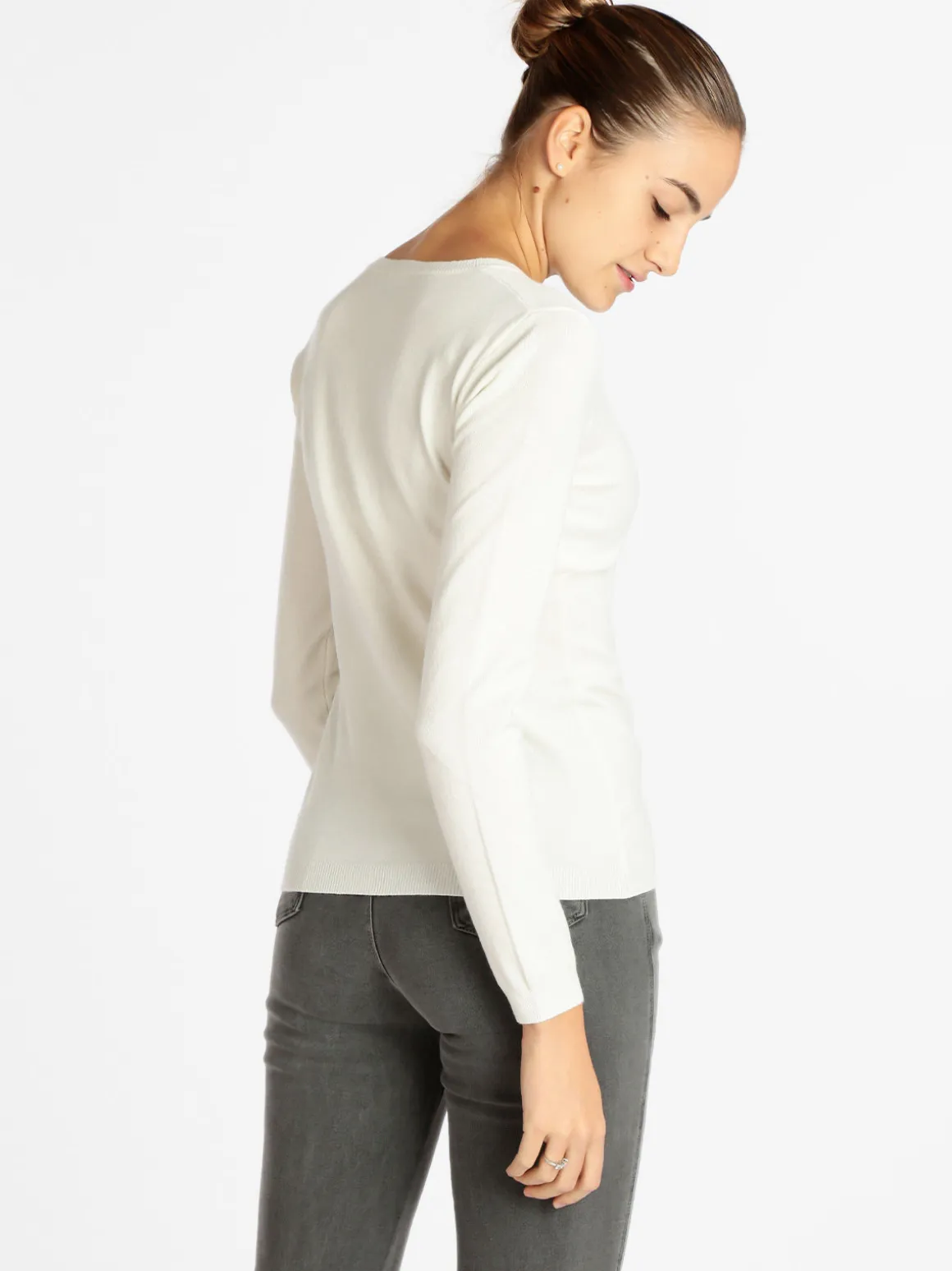 Lois & Pepe Cardigan girocollo da donna con bottoni
