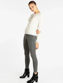 Lois & Pepe Cardigan girocollo da donna con bottoni