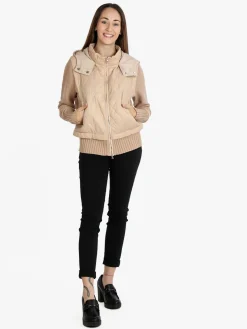 Lois & Pepe Giacca donna in maglia con cappuccio