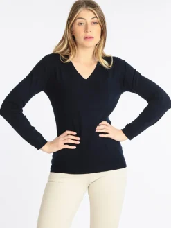 Lois & Pepe Pullover da donna scollo a V