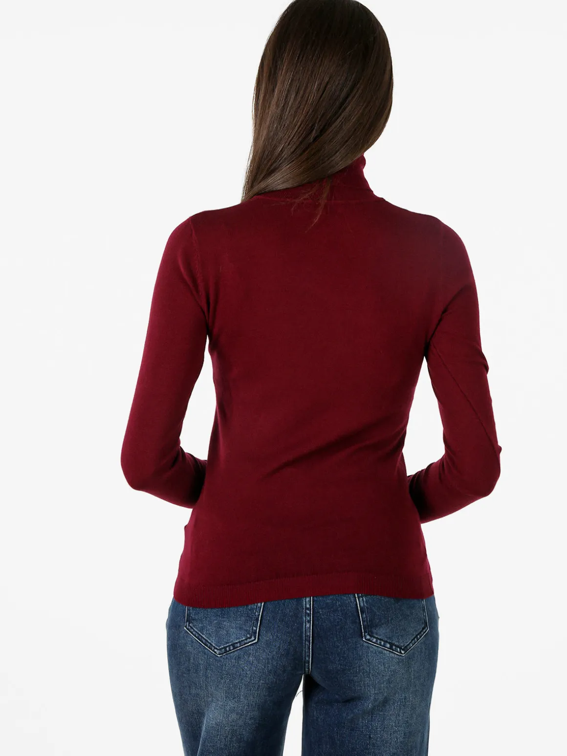 Lois & Pepe Pullover dolcevita donna - bordeaux
