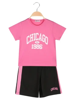 Lollitop Completo corto da bambina con t-shirt e shorts