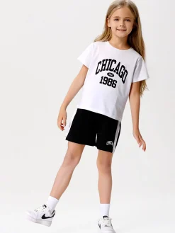 Lollitop Completo corto da bambina con t-shirt e shorts