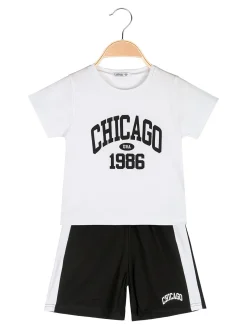 Lollitop Completo corto da bambina con t-shirt e shorts
