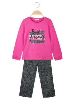Lollitop Completo da bambina 2 pezzi con pantaloni maculati gamba larga