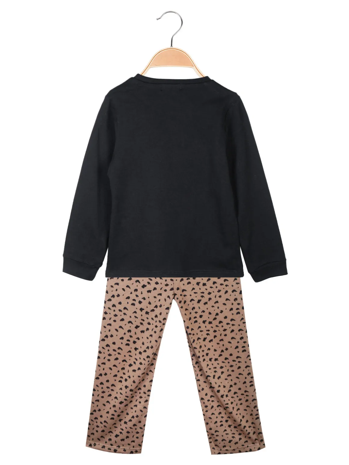 Lollitop Completo da bambina 2 pezzi con pantaloni maculati gamba larga