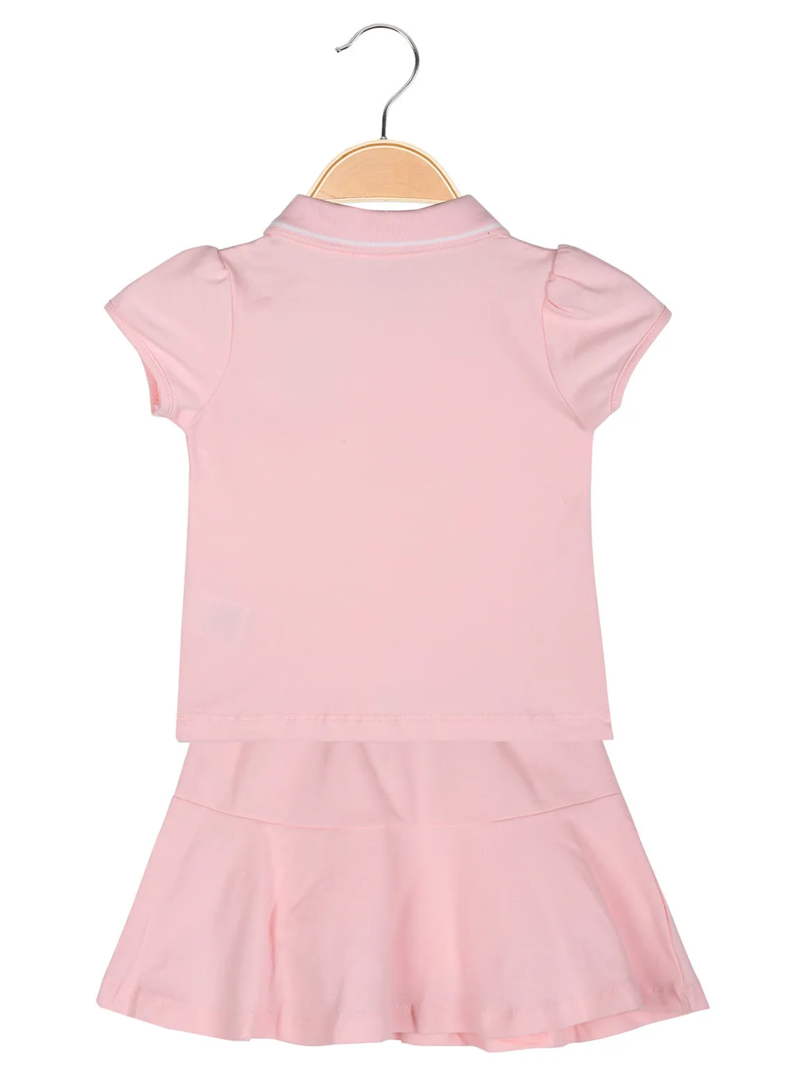 Lollitop Completo da neonata 2 pezzi con polo a maniche corte e gonna