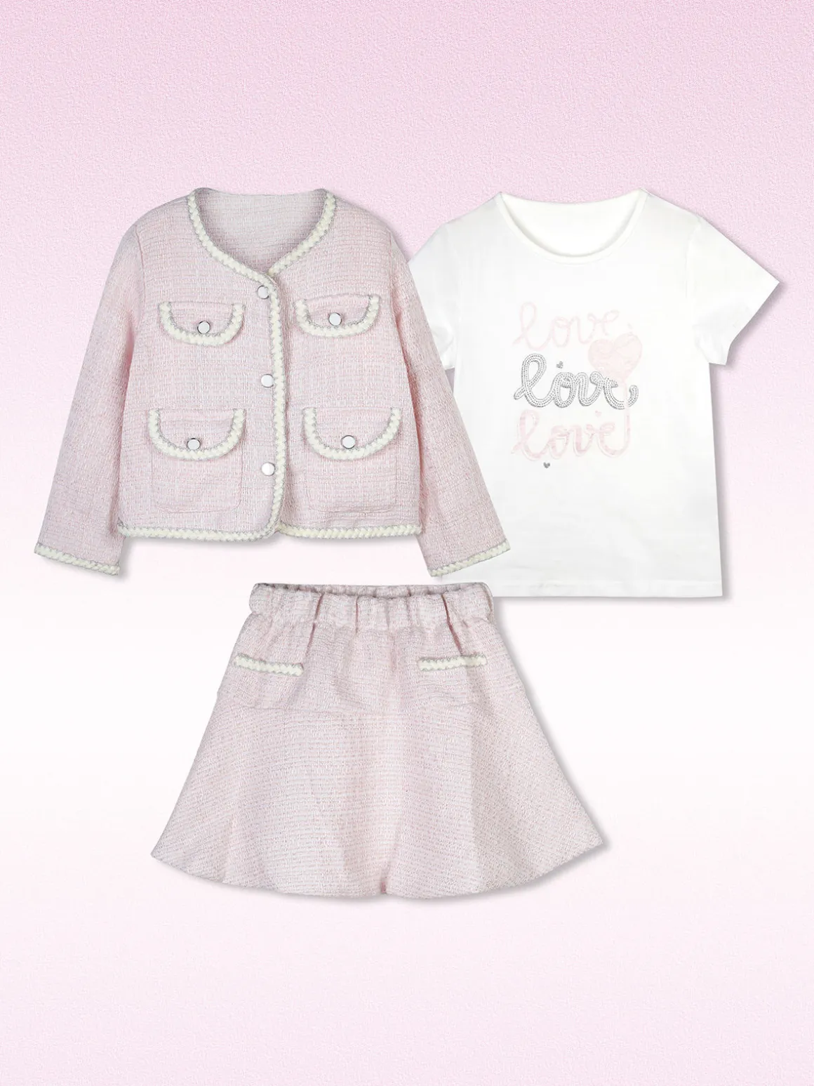 Lollitop Completo elegante da bambina 3 pezzi