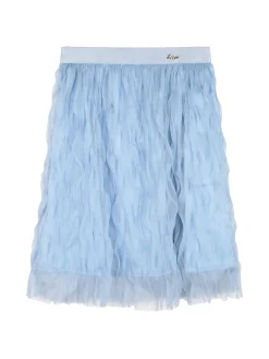 Lollitop Completo 3 pezzi da bambina con giacchino in ecopelle e gonna in tulle