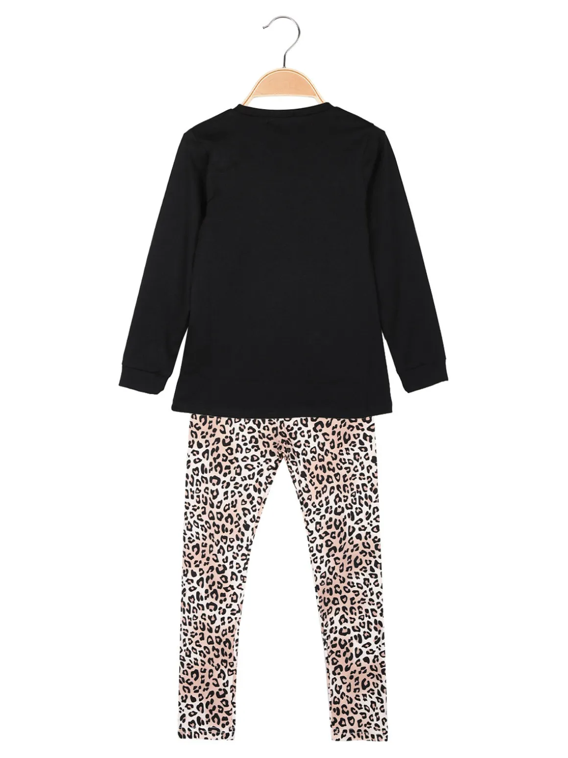 Lollitop Completo 2 pezzi da bambina con leggings maculati