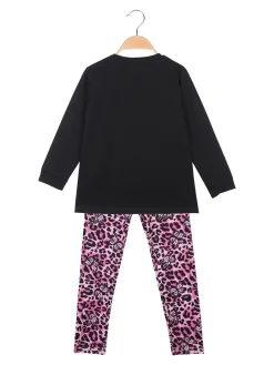 Lollitop Completo 2 pezzi da ragazza con leggings maculati