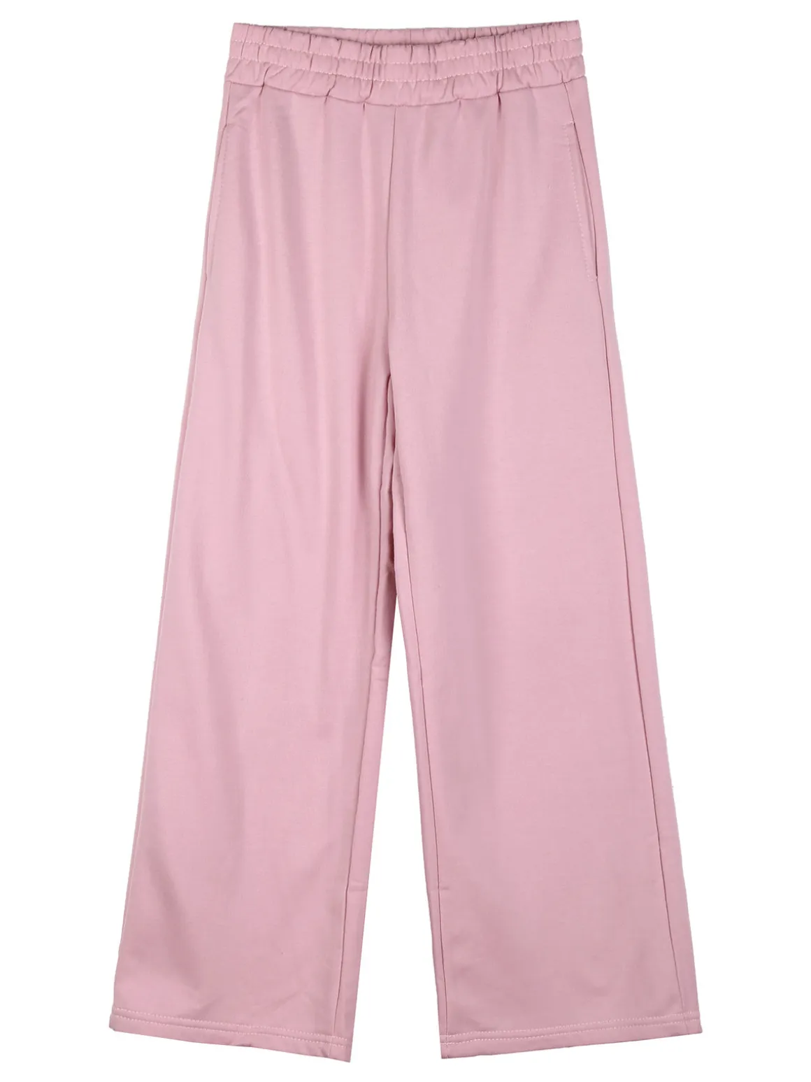 Lollitop Completo tuta da bambina 3 pezzi con pantaloni a gamba larga - rosa