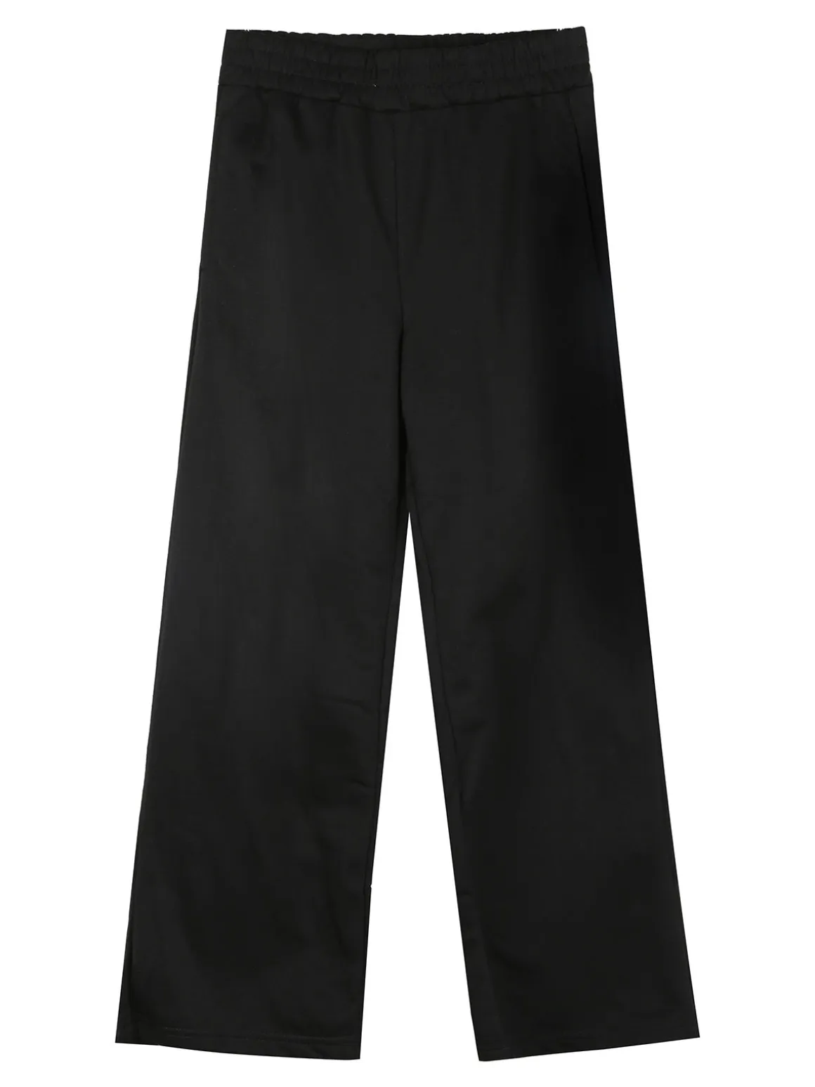 Lollitop Completo tuta da bambina 3 pezzi con pantaloni a gamba larga - nero