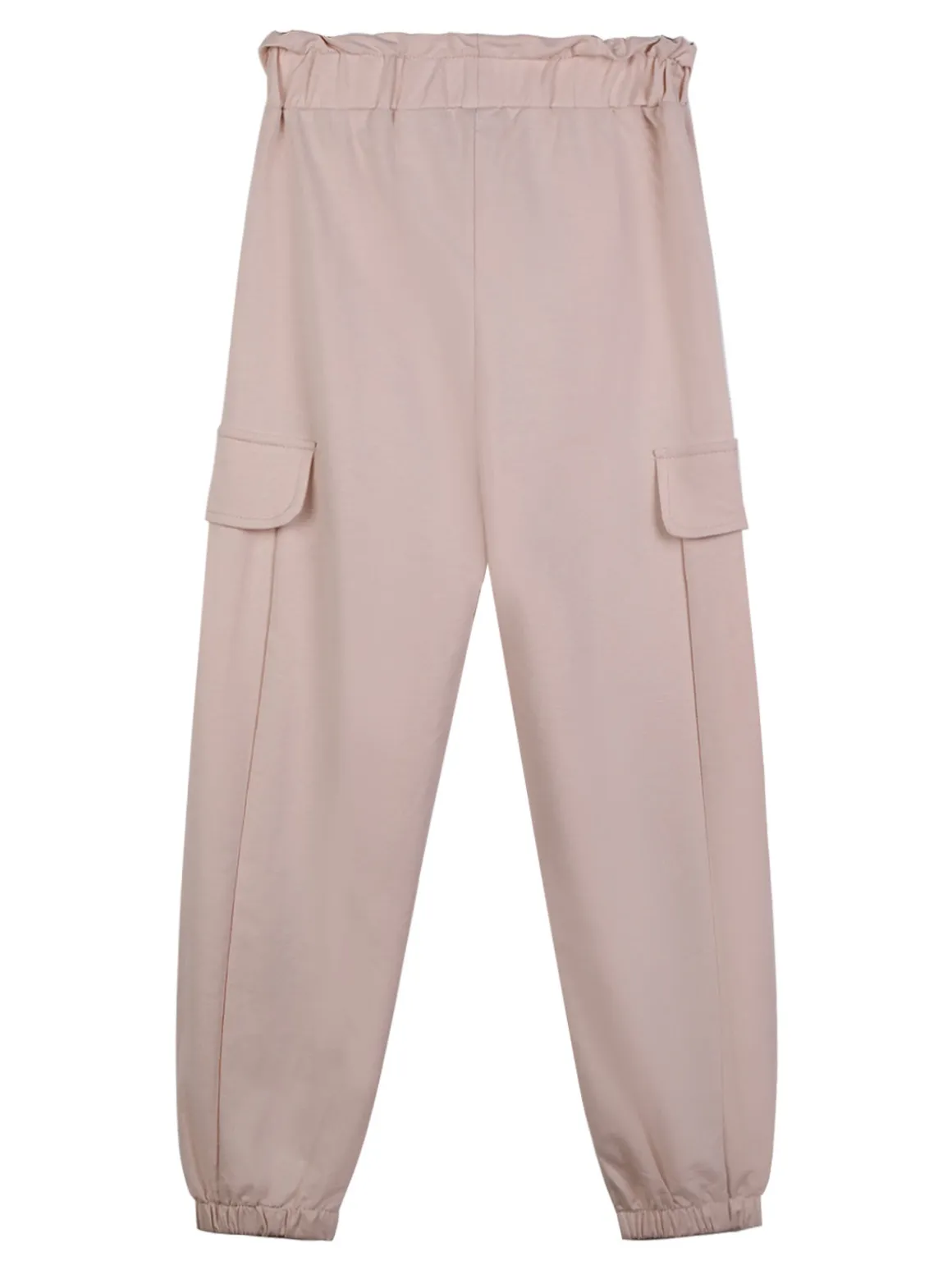 Lollitop Pantaloni da bambina in cotone con polsini