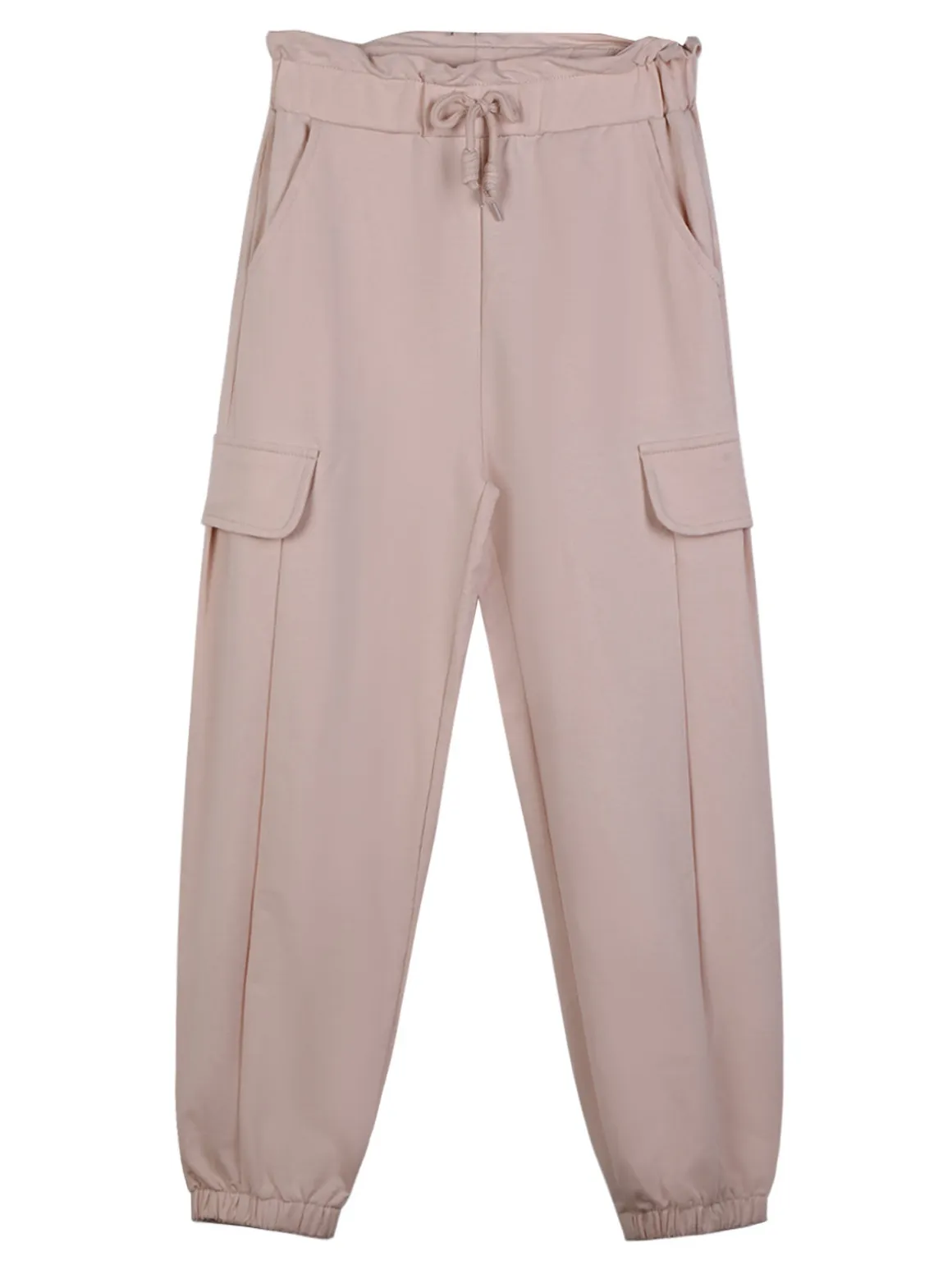Lollitop Pantaloni da bambina in cotone con polsini