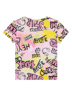 Lollitop Salopette di jeans da bambina con t-shirt