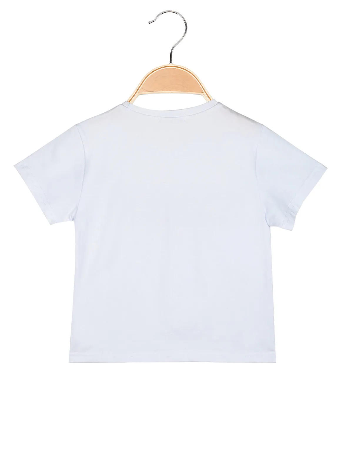 Lollitop T-shirt cropped da bambina con scritta di strass