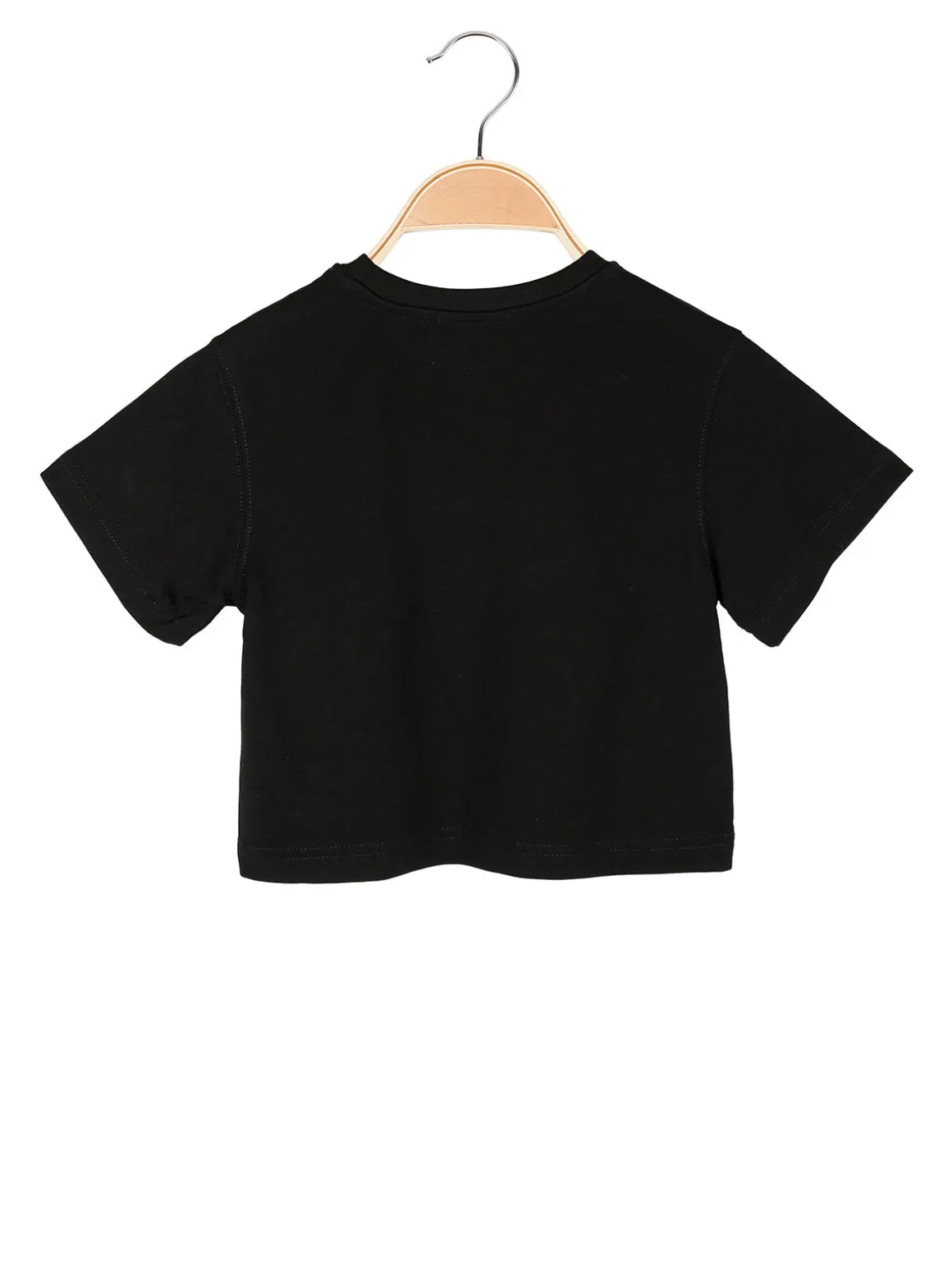 Lollitop T-shirt cropped da ragazza con strass