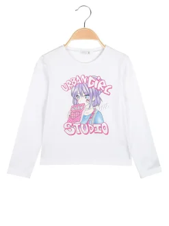 Lollitop T-shirt manica lunga da bambina con stampe
