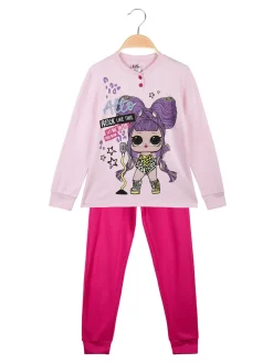 Lol Surprise! Pigiama lungo da bambina in caldo cotone