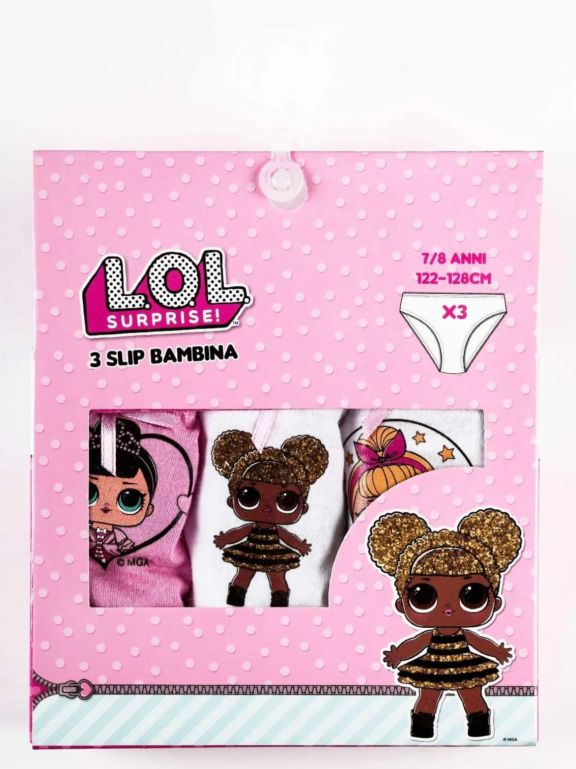 Lol Surprise! Slip da bambina L.O.L. confezione 3 pezzi