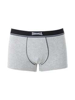 Lonsdale Boxer da uomo in cotone - grigio