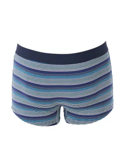 Lonsdale Boxer rigati da uomo in cotone - blu scuro