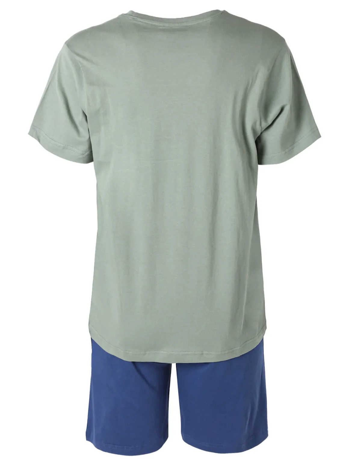 Lonsdale Completo corto da uomo in cotone con logo - pistacchio