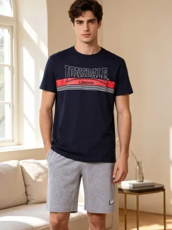 Lonsdale Completo corto da uomo in cotone