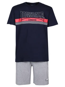Lonsdale Completo corto da uomo in cotone