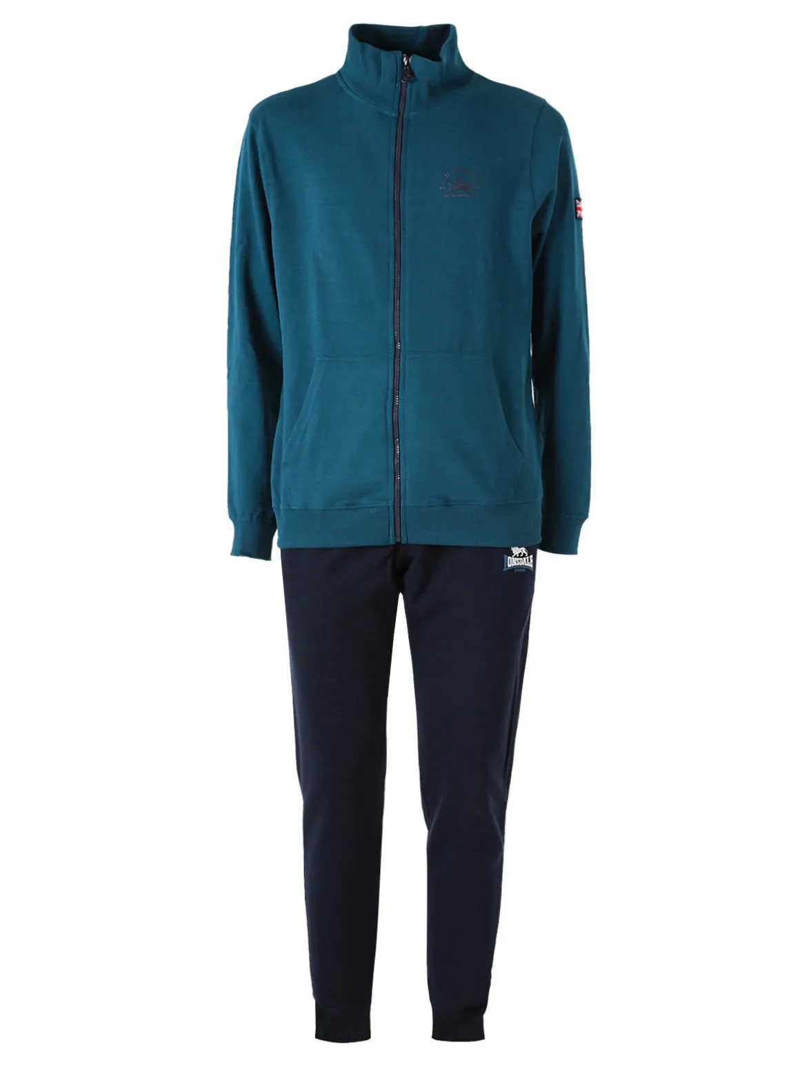 Lonsdale Completo tuta da uomo full zip - ottanio