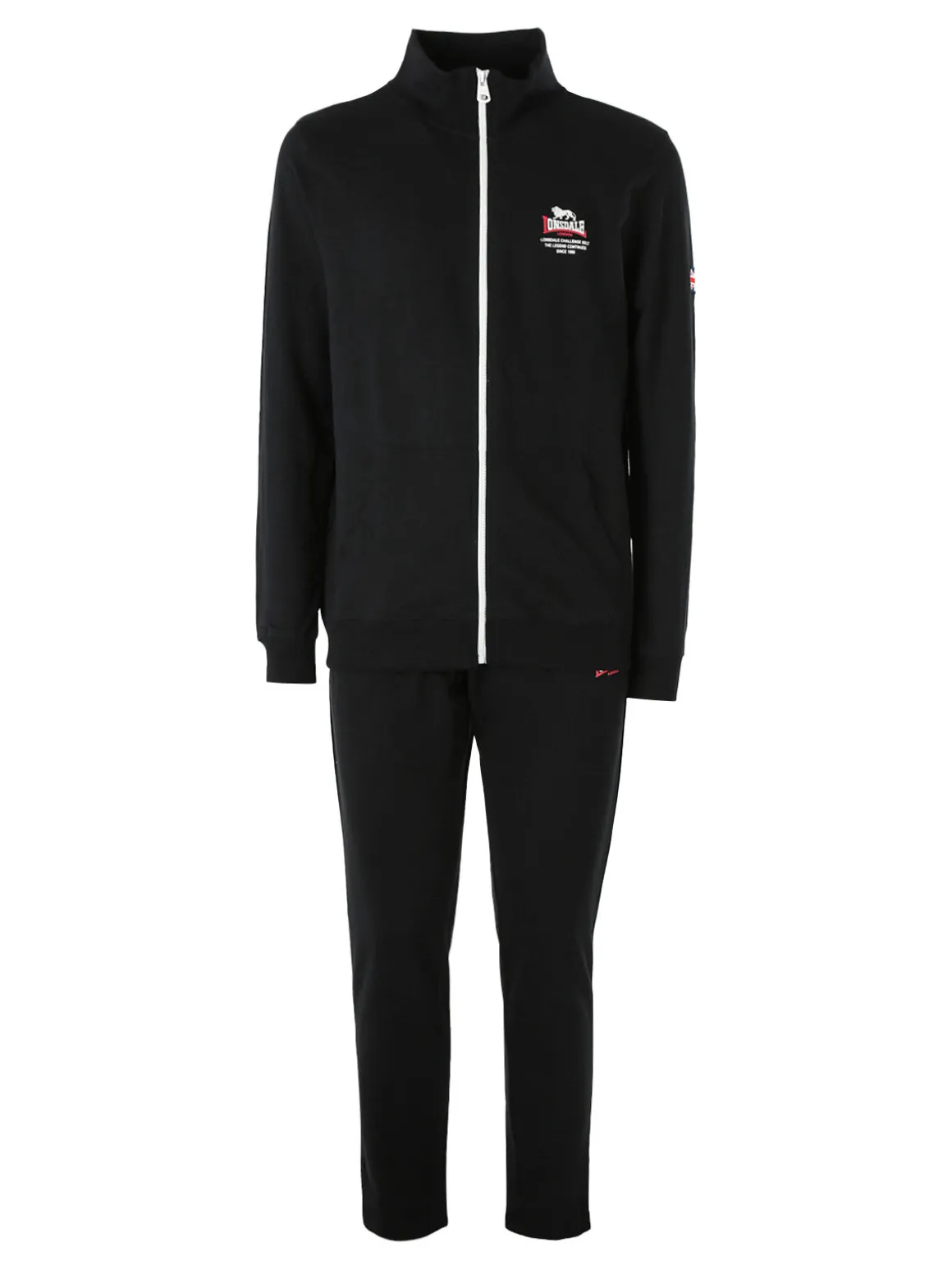 Lonsdale Completo tuta da uomo full zip - nero