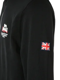 Lonsdale Completo tuta da uomo full zip - nero