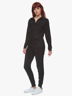 Lonsdale Completo tuta donna 2 pezzi full zip - nero