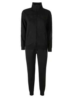 Lonsdale Completo tuta donna 2 pezzi full zip - nero